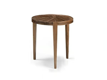 LEONARDO L1030N - Round walnut coffee table by Arte Brotto - view 2